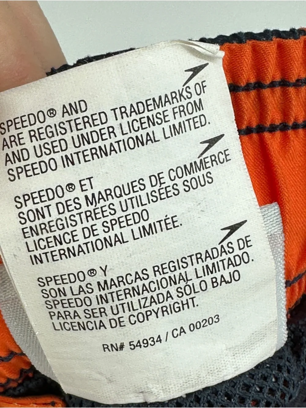 Speedo swim trunks